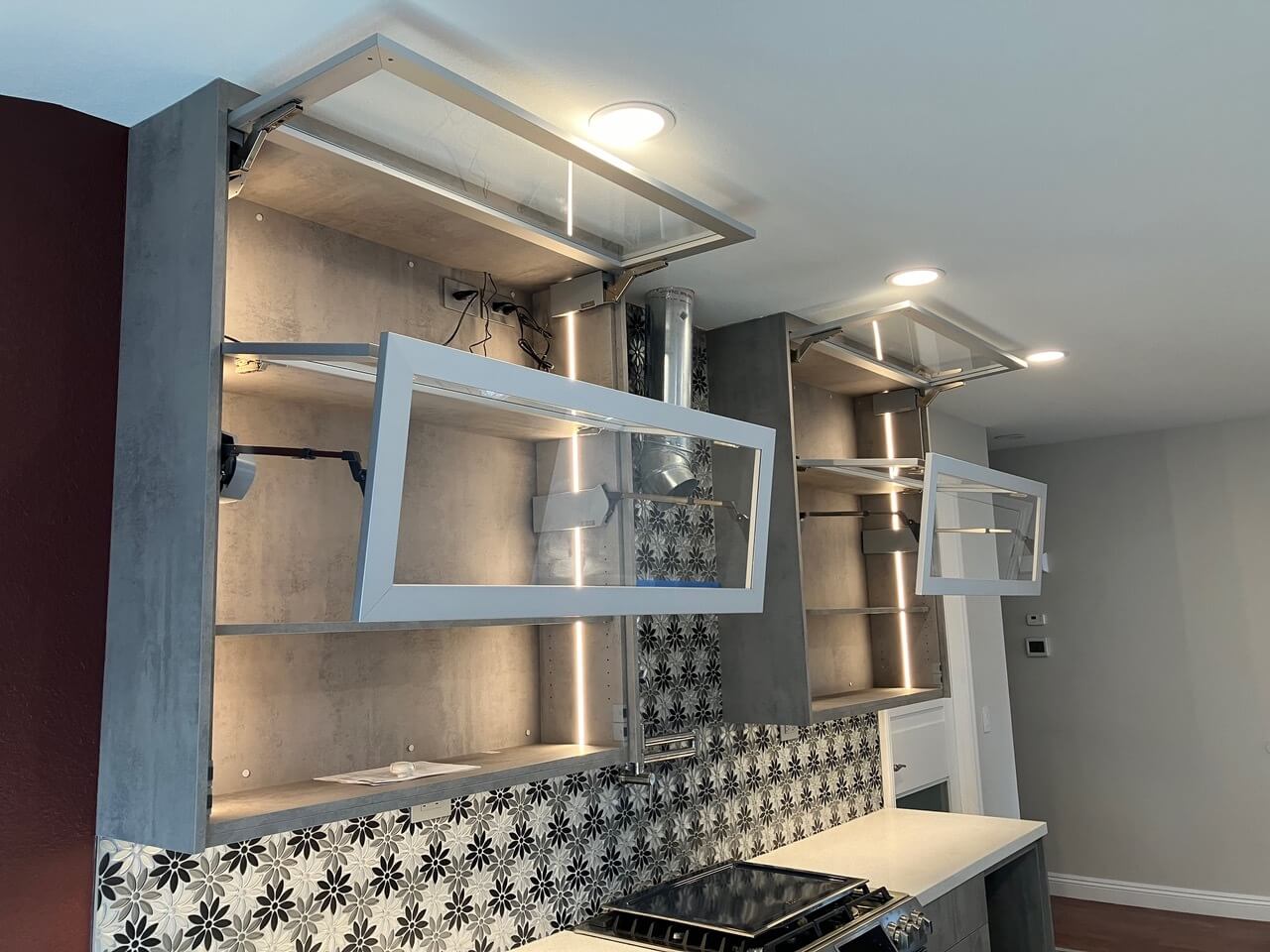 Installation - cabinets, closets and vanities